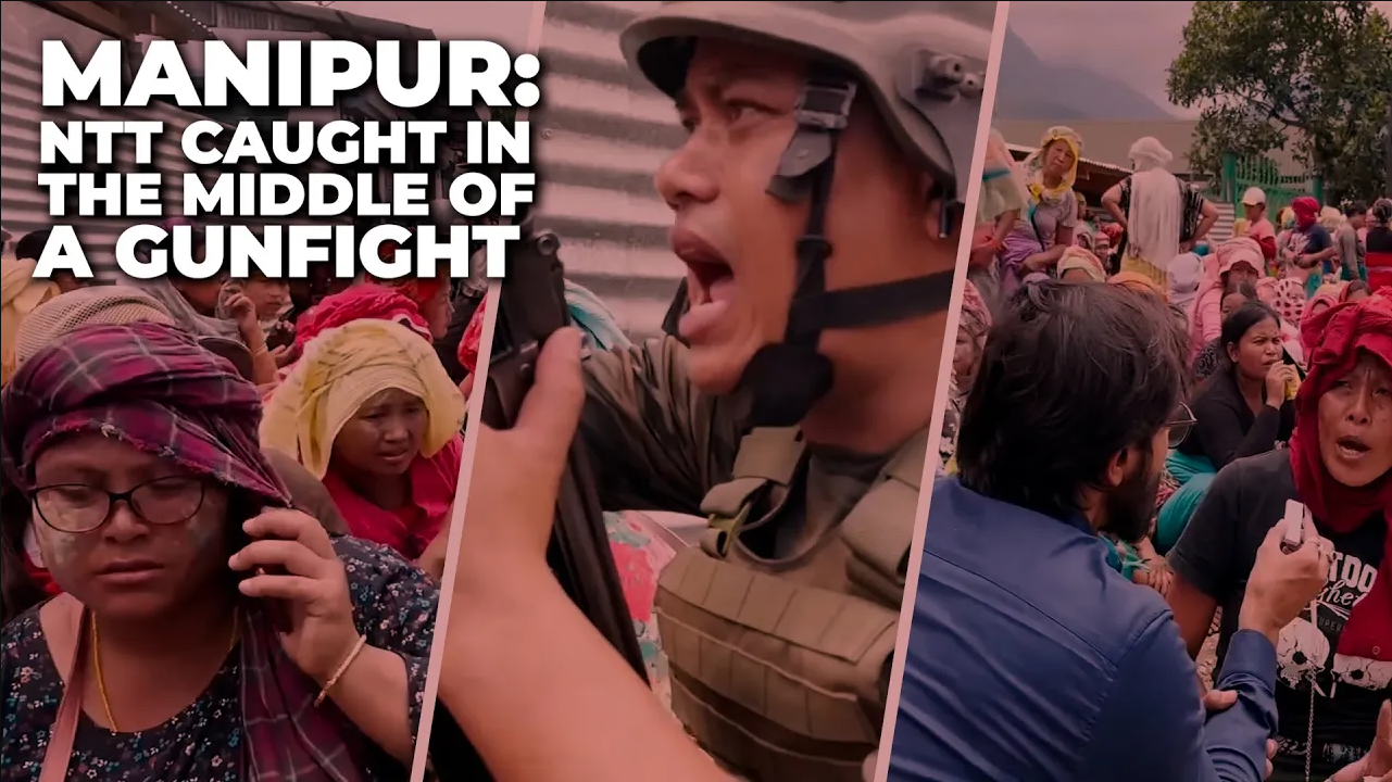 Caught in middle of gunfight while documenting plight of homeless women