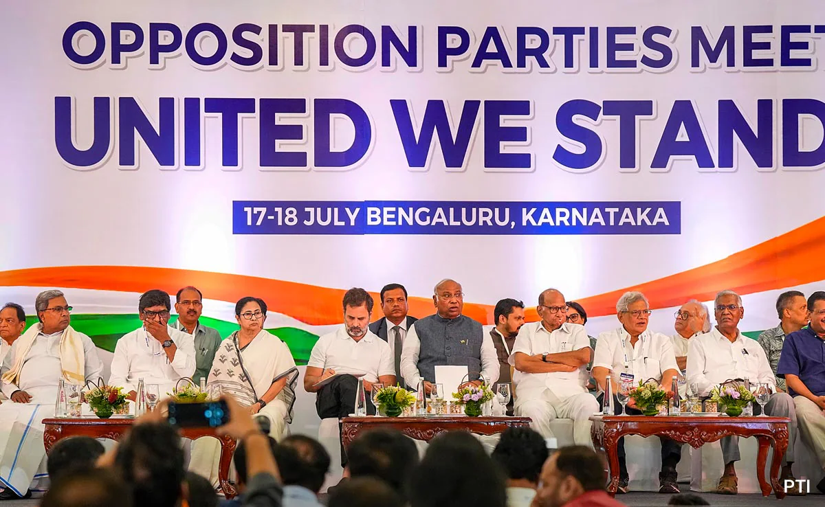 Opposition India bloc likely to unveil their logo for 2024 Lok Sabha polls during the Mumbai meeting, claim sources