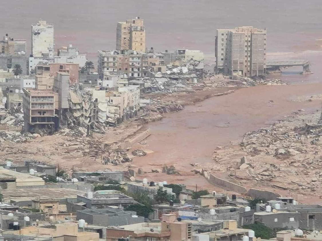 At least 3,000 feared dead, and over 10,000 missing in the flood that has hit Libya