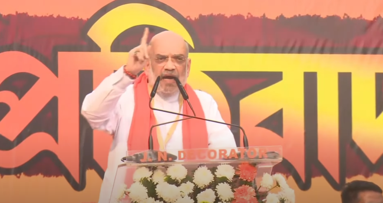 “Didi ne Bengal ko baarbaad kar diya,” Amit Shah accuses Mamata's Government of corruption at the Mega BJP rally in Kolkata