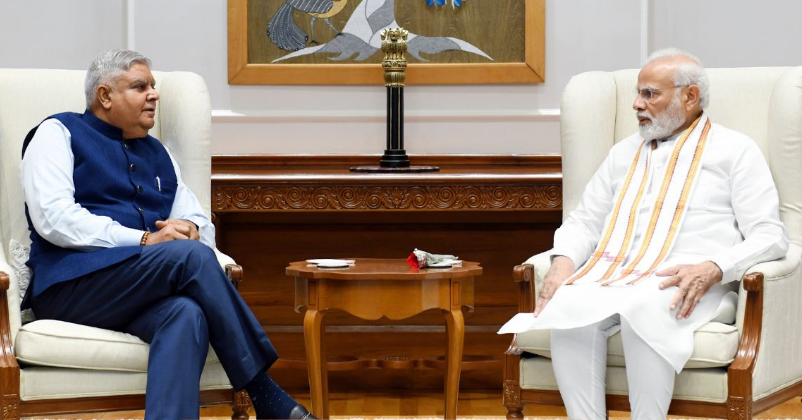 PM Modi calls Jagdeep Dhankhar over the mimicry row, expresses “great pain over the abject theatrics”