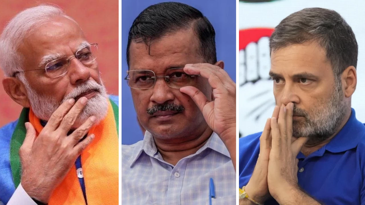 Delhi Election 2025: BJP Crosses Majority Mark, AAP Trails
