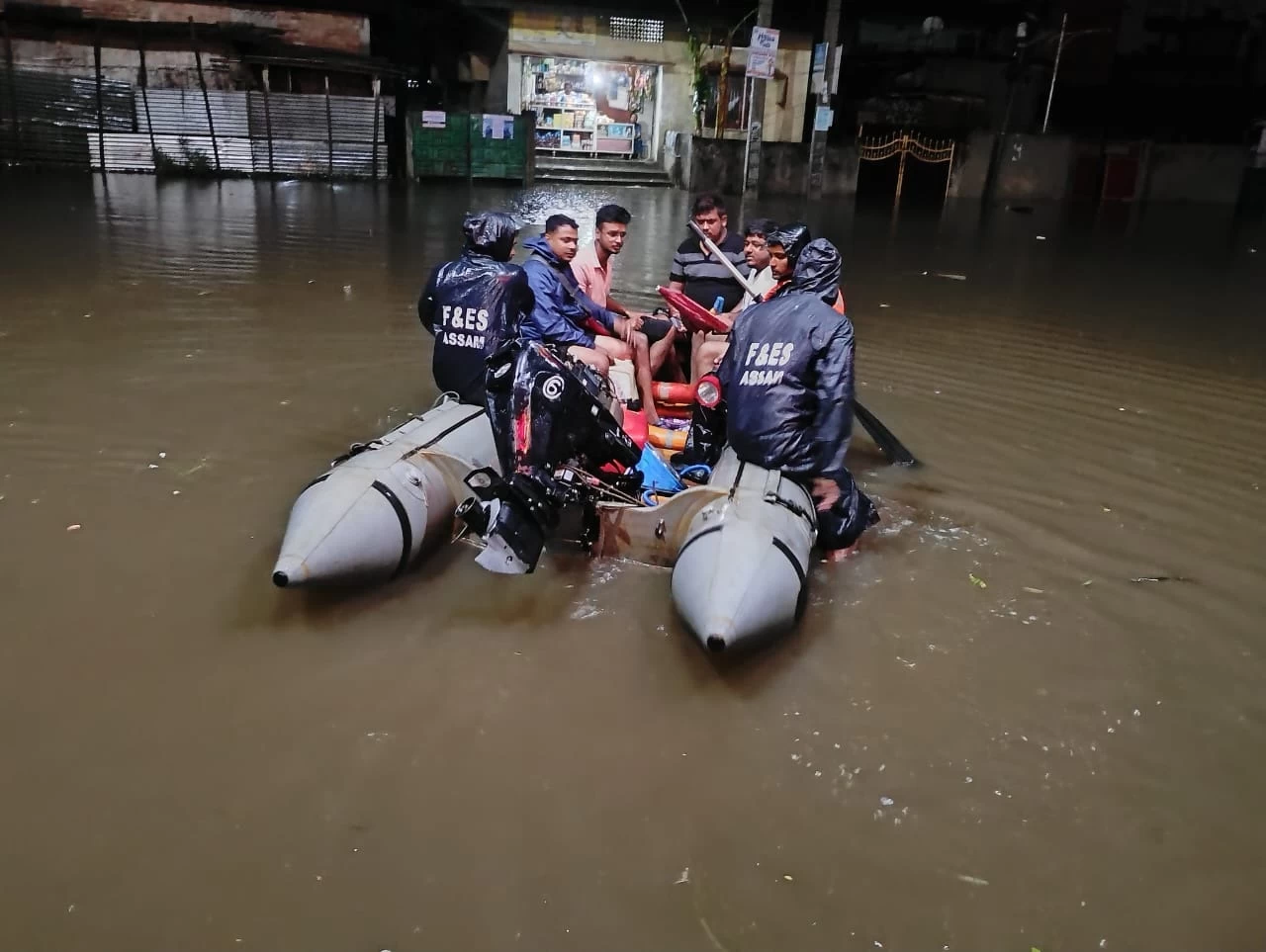 At Least Eight Dead as Assam Battles Severe Floods and Landslides