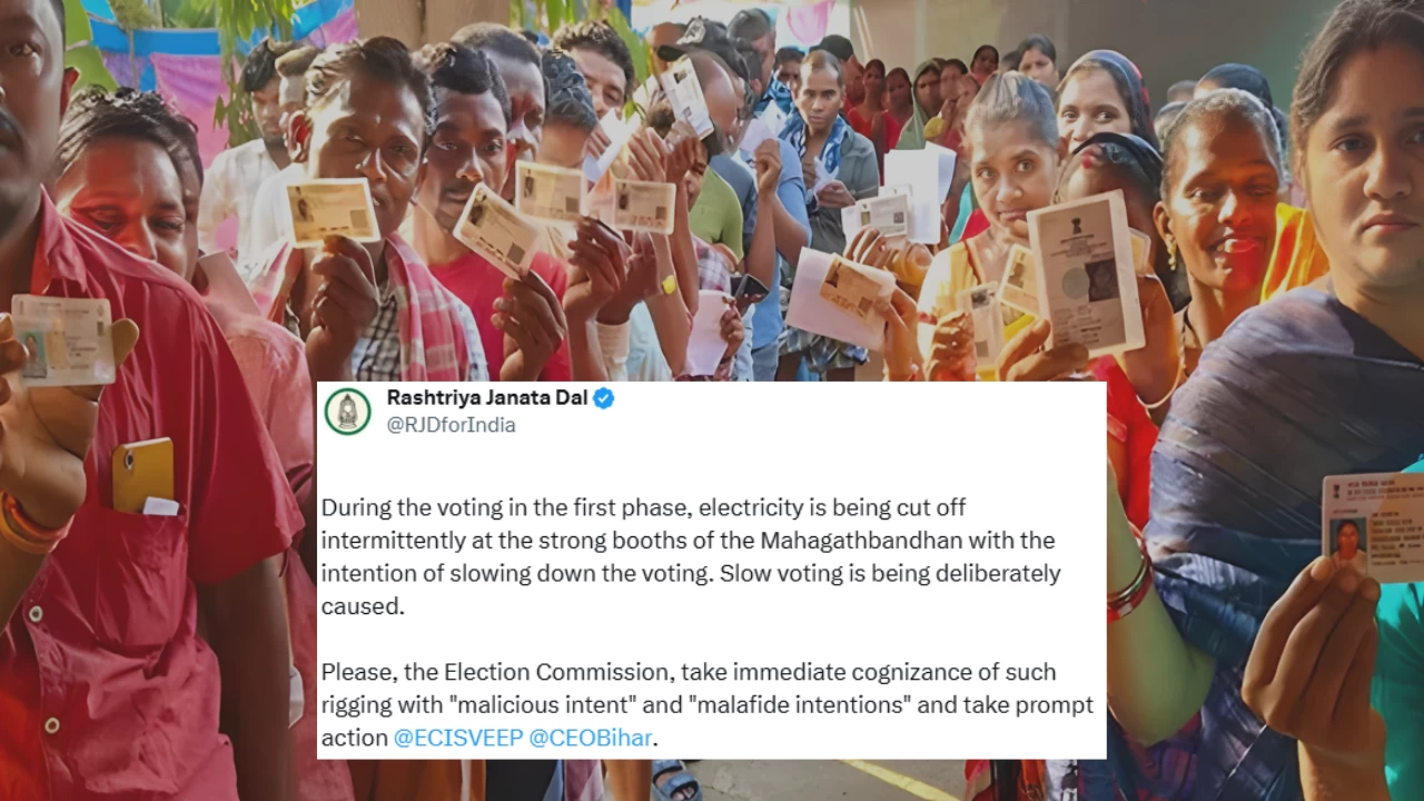 RJD Accuses ECI of ‘Rigging with Malicious Intent’; Poll Body Dismisses Allegations as ‘Baseless’