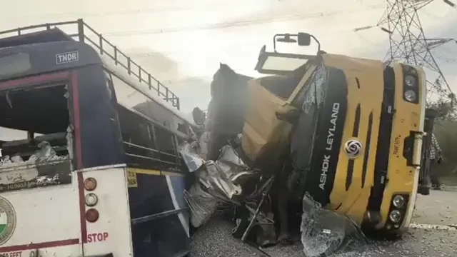 Telangana Bus-Truck Collision Kills 24; CM Revanth Reddy Oversees Rescue Operations